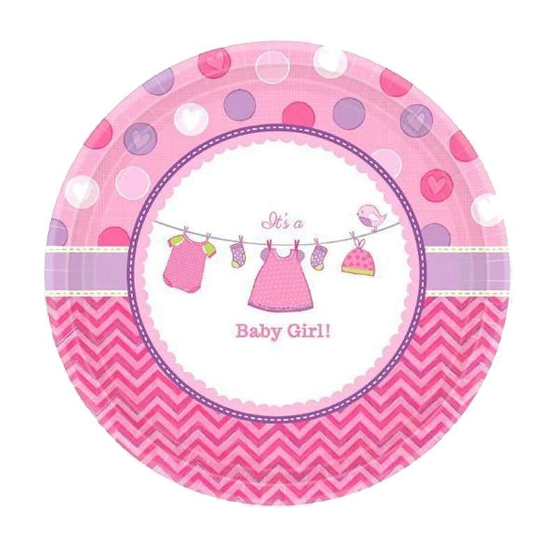 KIT N.54 BABY SHOWER GIRL ROSA – ACCESSORI PARTY PRE NASCITA