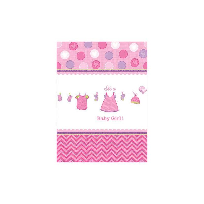 KIT N.54 BABY SHOWER GIRL ROSA – ACCESSORI PARTY PRE NASCITA