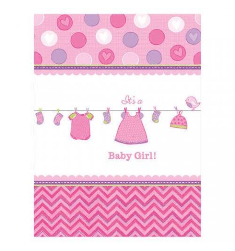 KIT N.54 BABY SHOWER GIRL ROSA – ACCESSORI PARTY PRE NASCITA