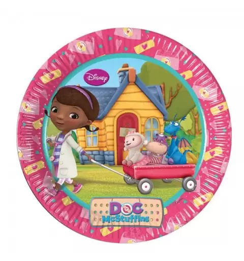 Kit n.46 dottoressa peluche - addobbi compleanno per 32 bambini