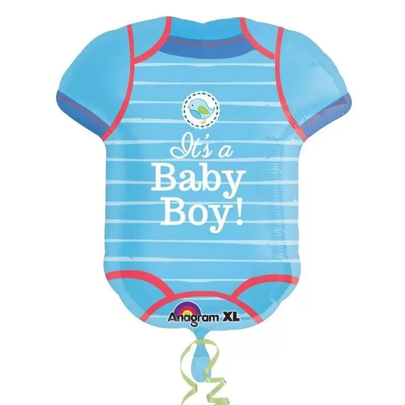 Supershape baby shower boy - body neonato celeste