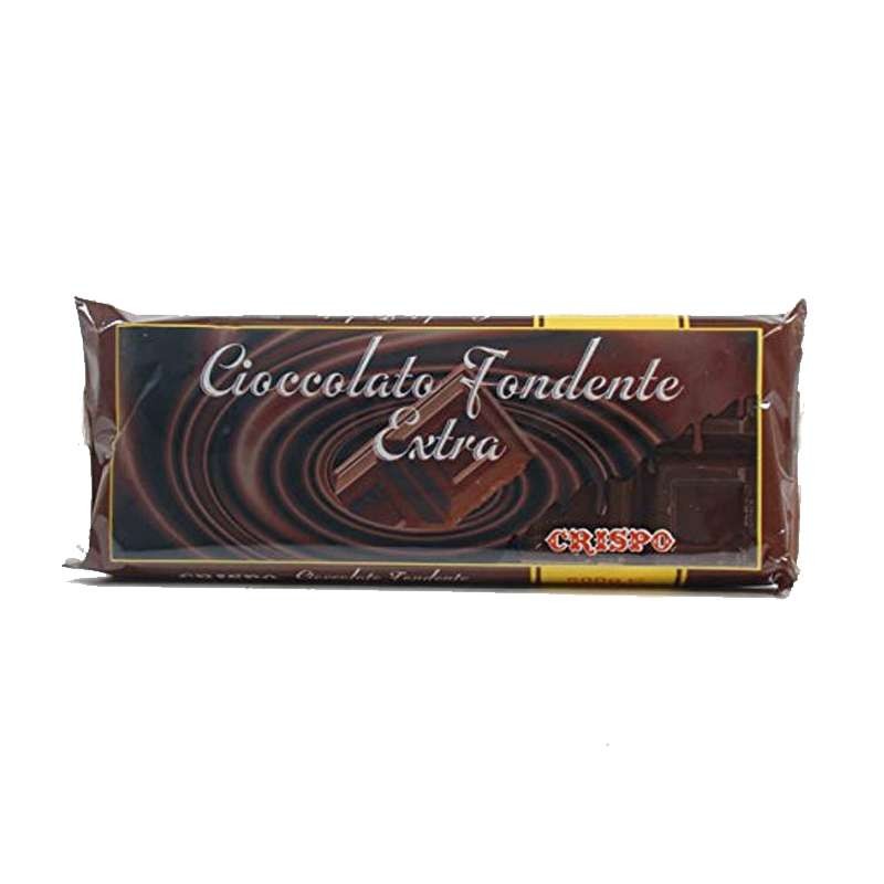 Tavoletta di cioccolato fondente extra Crispo - 500 gr