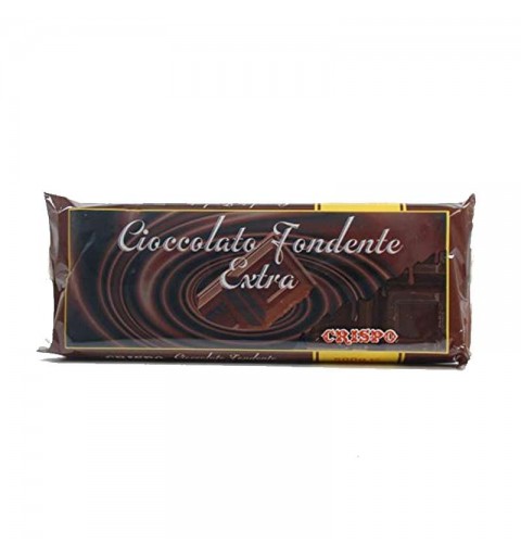 Tavoletta di cioccolato fondente extra Crispo - 500 gr
