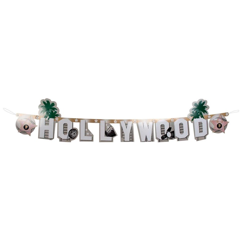Ghirlanda Hollywood in cartoncino - festone da 135 cm