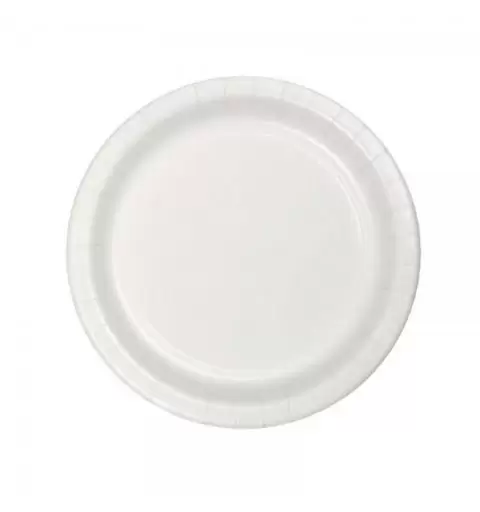 Piatti bianchi white - 8 pz