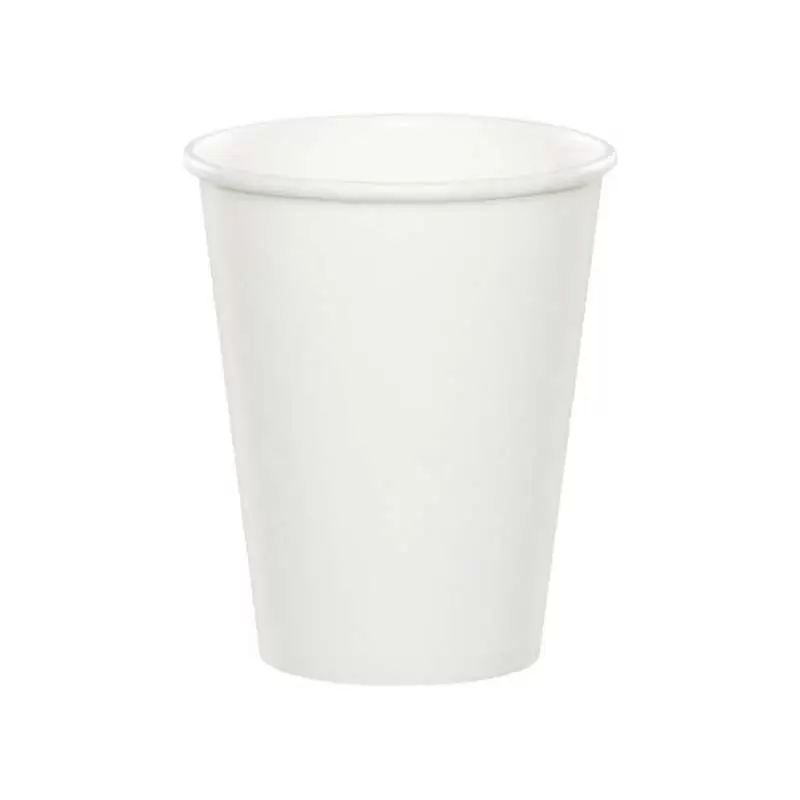 Bicchieri bianchi white - 8 pz