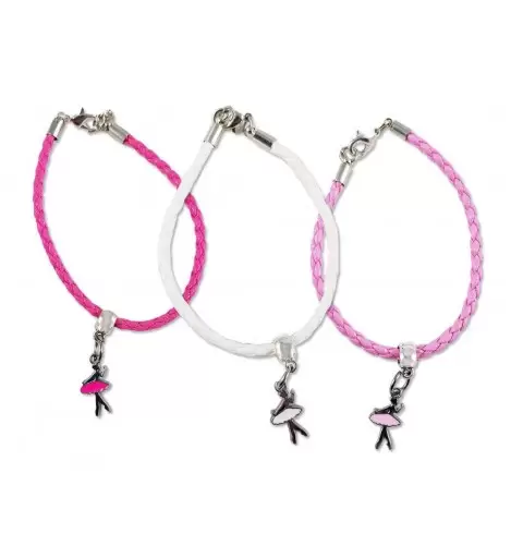 Braccialetto con ballerina - 10 pz
