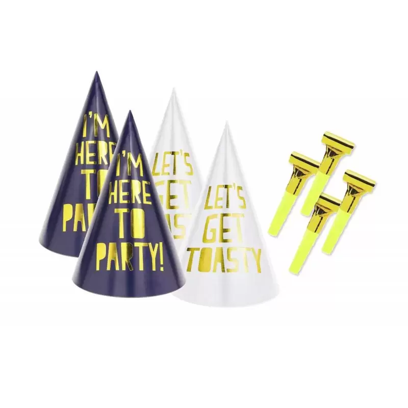 Cappellini e trombette happy new year - 30 pz