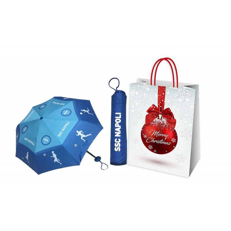 Mini ombrello con shopper - Napoli Inter e Roma