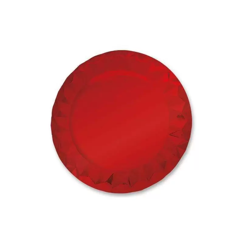 Sottopiatti diamant rossi di carta - 10 pz