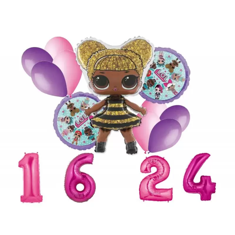 Bouquet n.4 Lol surprise con supershape Queen Bee - fai da te