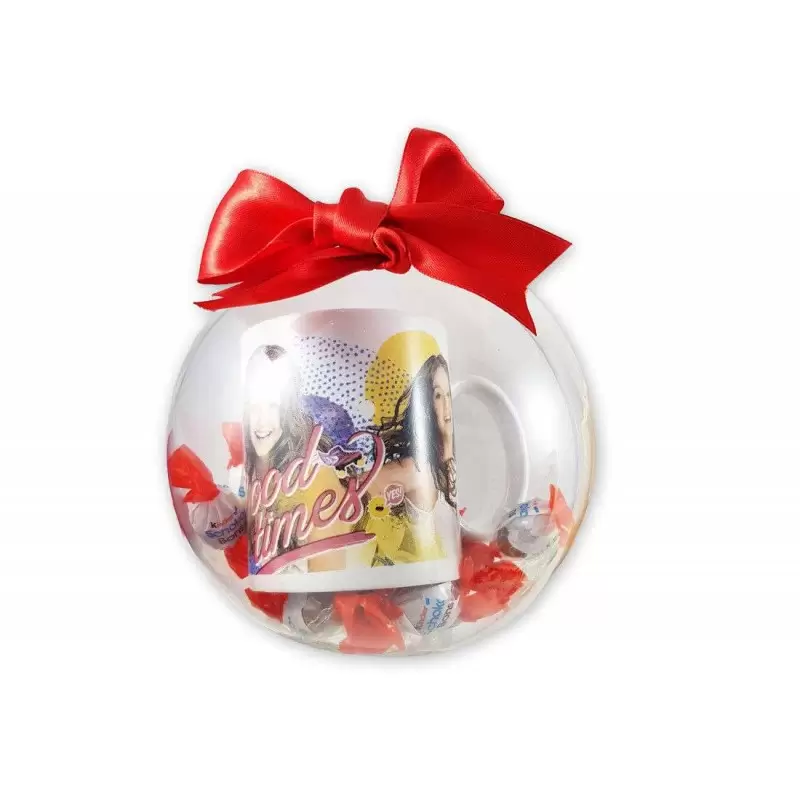 Pallina natalizia con tazza Soy Luna e Kinder