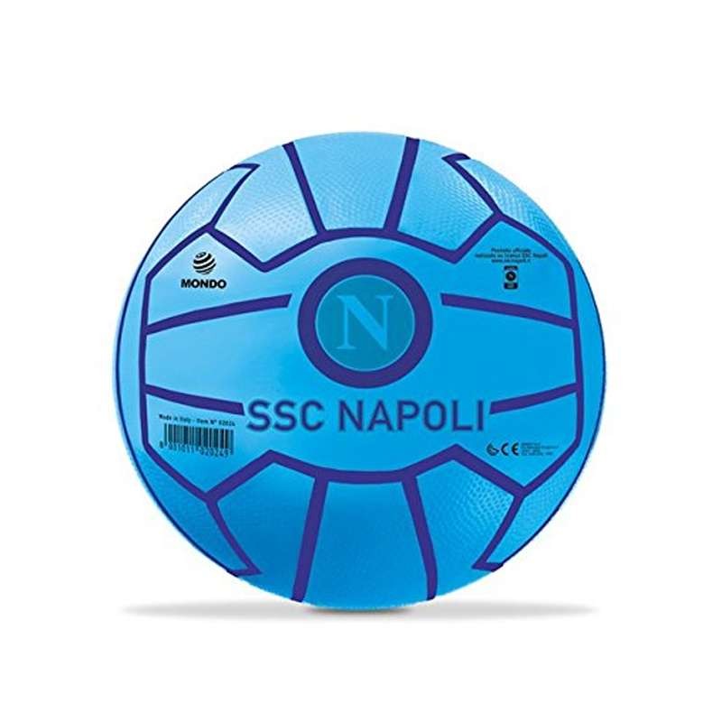 Pallone Napoli supersantos - azzurro con logo e scritta Napoli