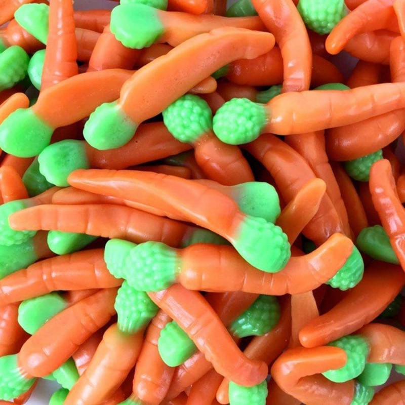 Caramelle gommose a forma di carota - 1 kg