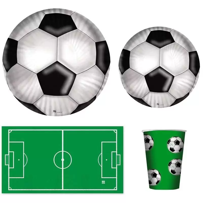 Kit n.47 calcio new - addobbi festa per 8