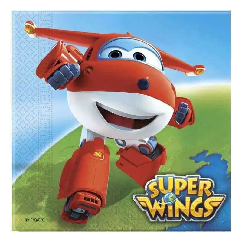 Kit n.47 Super Wings - coordinato tavola per 8