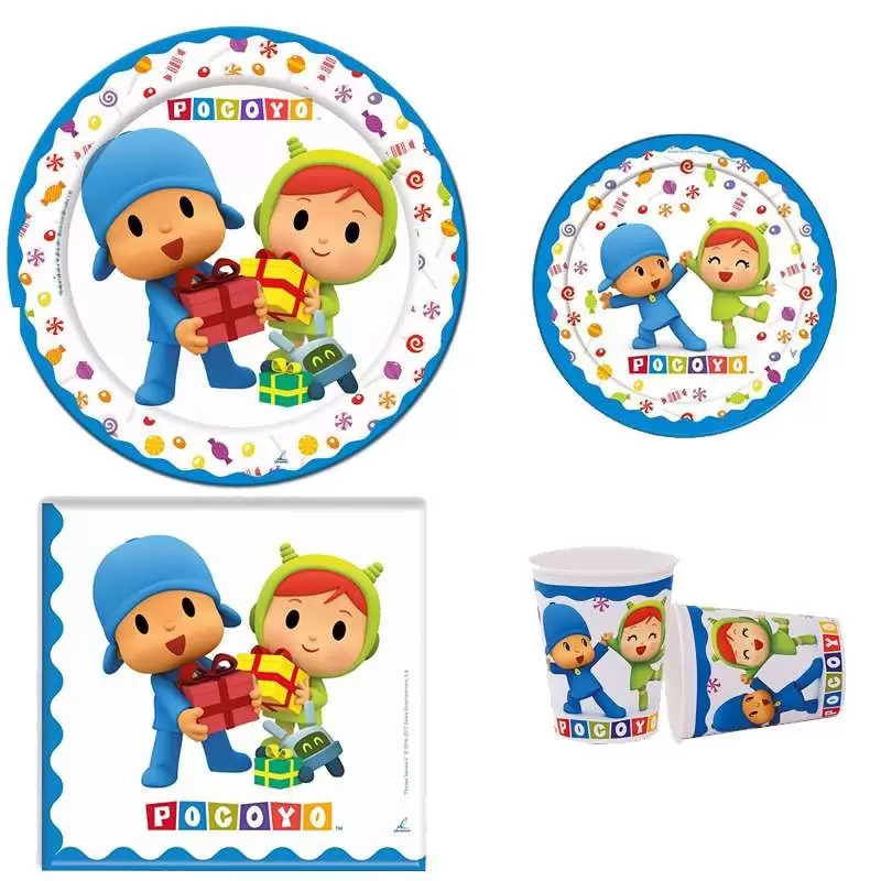 KIT N.47 POCOYO – ADDOBBI PER FESTA 8 BAMBINI