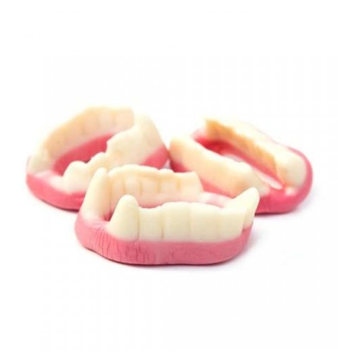Caramelle gommose a forma di dentiere - 1 kg