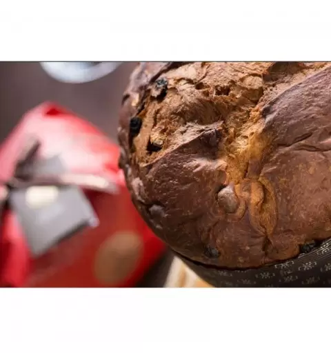 Panettone artigianale tradizionale - con canditi e uvetta
