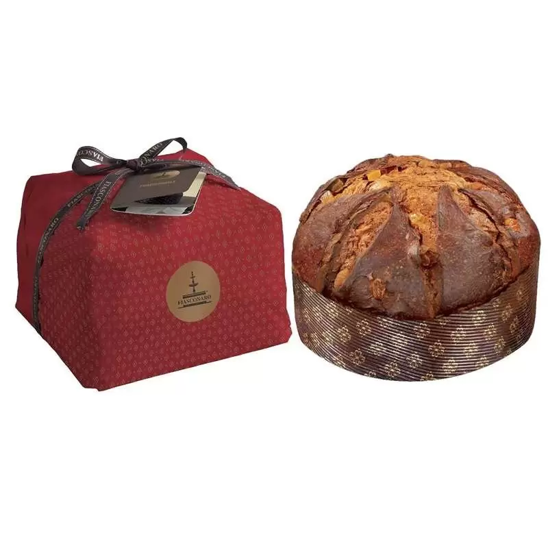 Panettone artigianale tradizionale - con canditi e uvetta