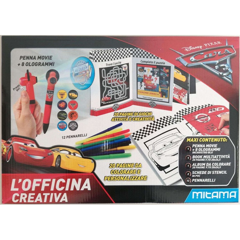 Officina creativa Cars - scrivi colora disegna con Saetta Mc Queen