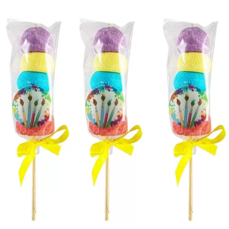 Spiedini marshmallow art party tavolozza fai da te FAI DA TE