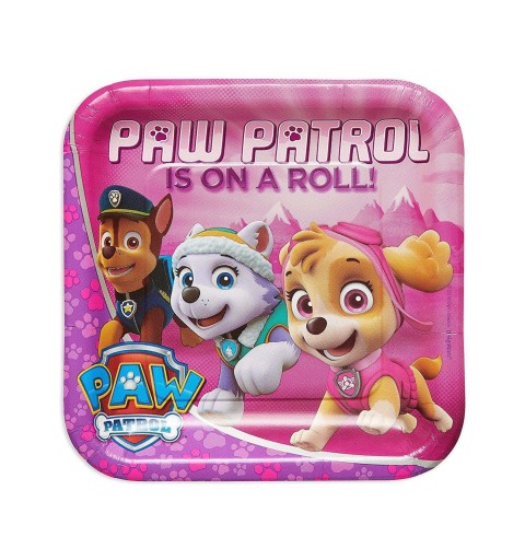 Kit n.47 Paw Patrol girl - addobbi festa per 8 persone