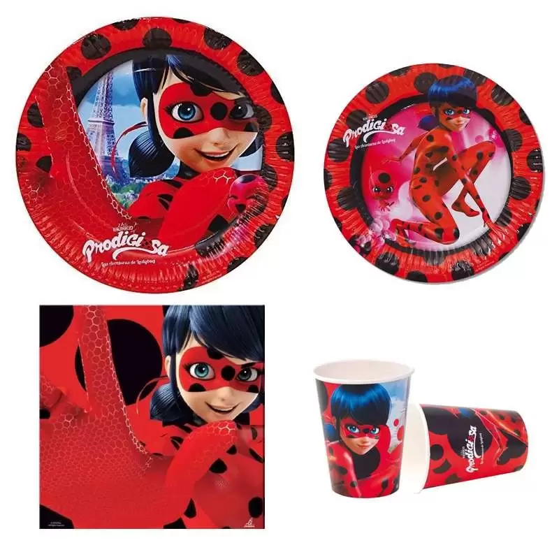 Kit n.47 Ladybug - accessori festa Miraculous