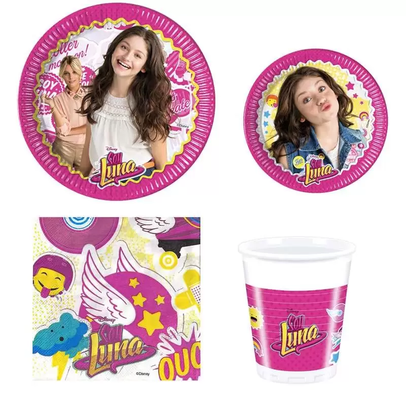 Kit n.47 Soy Luna - coordinato tavola Luna Valente