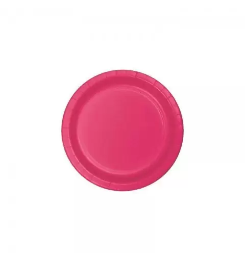 Piatti hot magenta - 8 pz