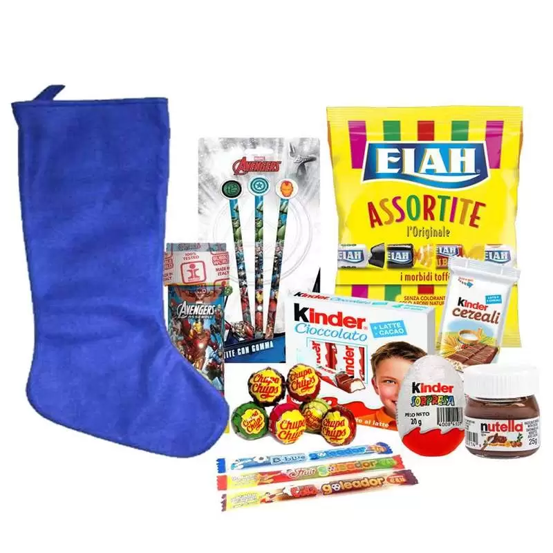 Calza Avengers - calzettone Marvel befana