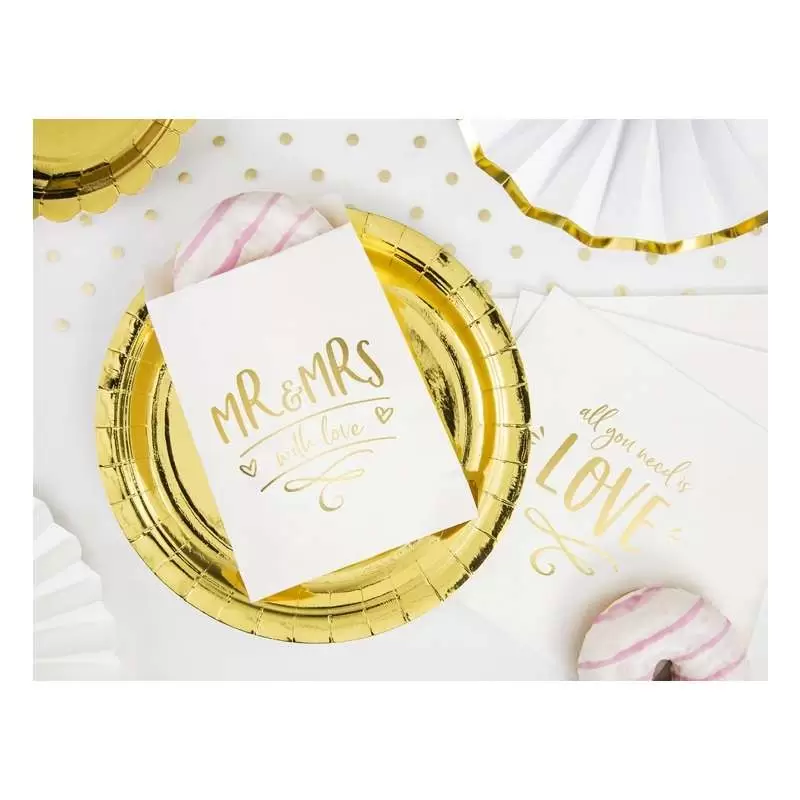 Bustine di carta Mr & Mrs - 18 pz