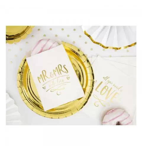 Bustine di carta Mr & Mrs - 18 pz