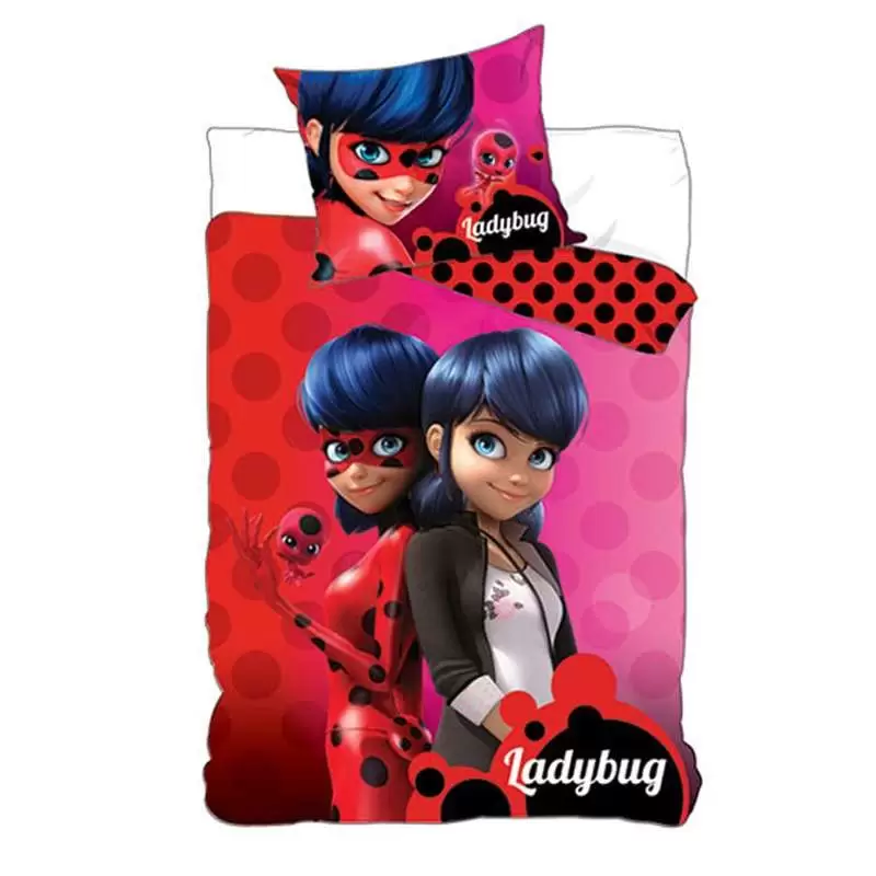 Parure da letto Ladybug - set lenzuola e copripiumino Miraculous
