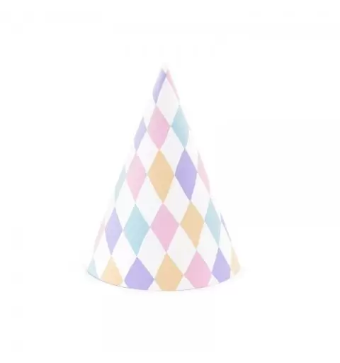 Cappellini cono unicorn - 18 pz