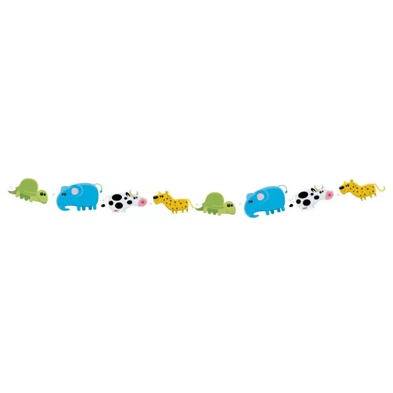 Ghirlanda animali - mucca elefante tartaruga