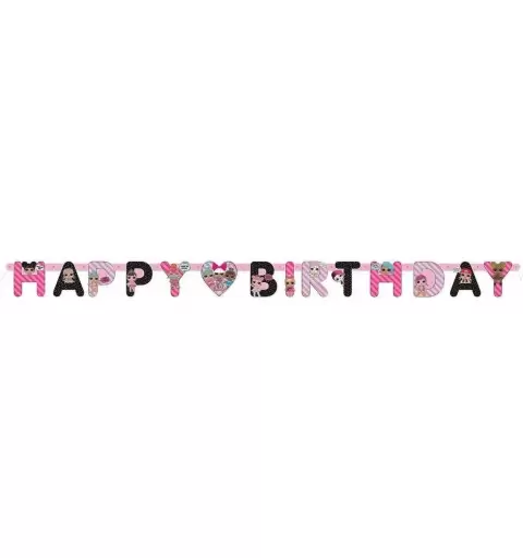 Ghirlanda LoL Surprise happy birthday