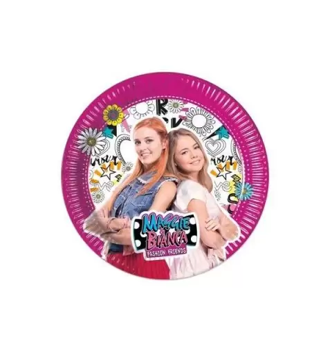 Piatti Meggie e Bianca - 8 pz