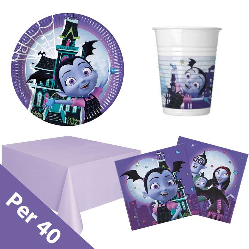 Kit n.3  Vampirina - coordinato tavola per festa