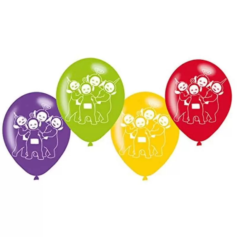 Palloncini Teletubbies in lattice - 6 pz