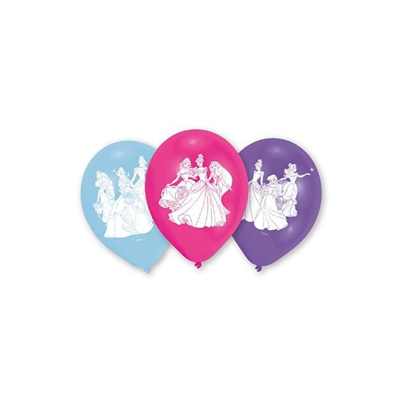 Palloncini principesse Disney in lattice - 6 pz