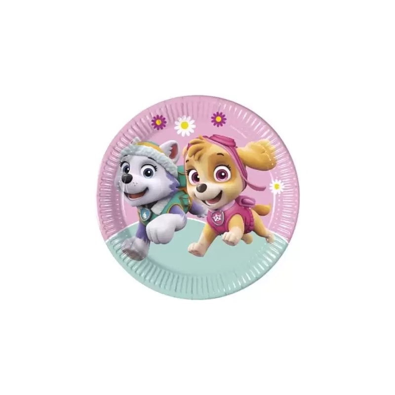 Piatti Skye & Everest paw patrol - 8 pz