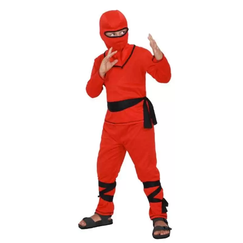 Costume Ninja rosso - travestimento da ninja combattente