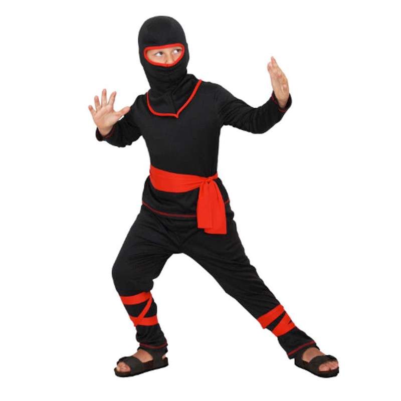 Costume Ninja nero - travestimento da ninja combattente