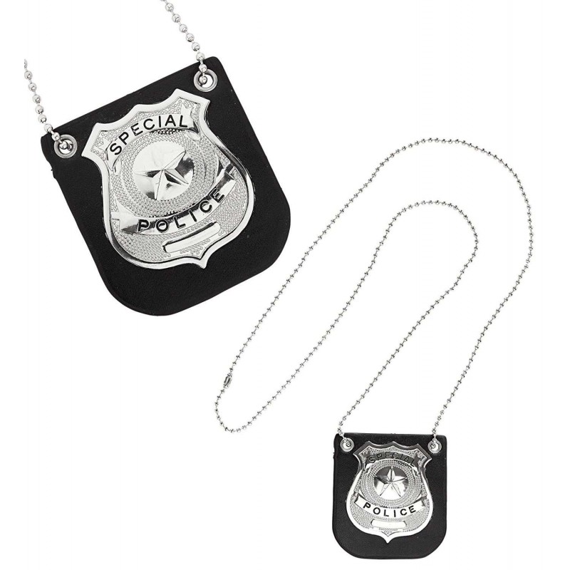 Collana e distintivo da poliziotto