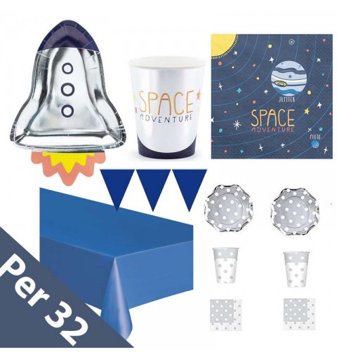 Kit n.28 space party - set festa spaziale