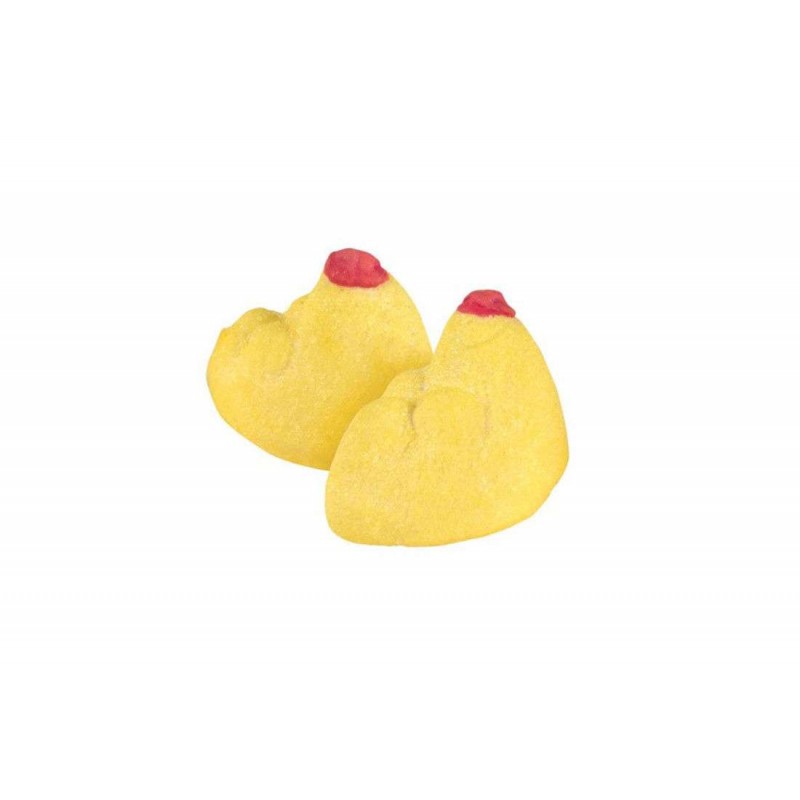 Marshmallow a forma di pulcini gialli - 900 gr