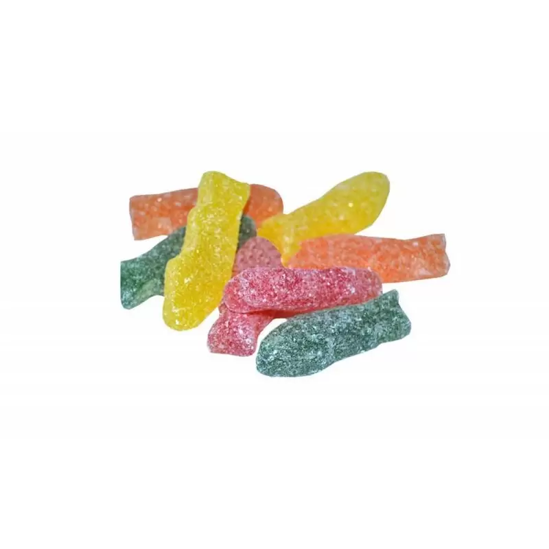Caramelle gommose zucvcherate a forma di pesci colorati - 1000 gr