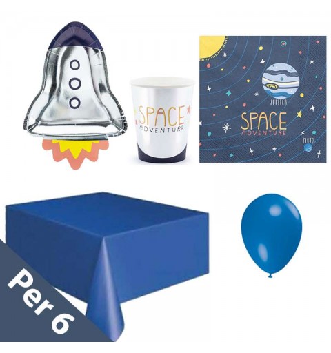 Kit n.21 space party - compleanno nello spazio