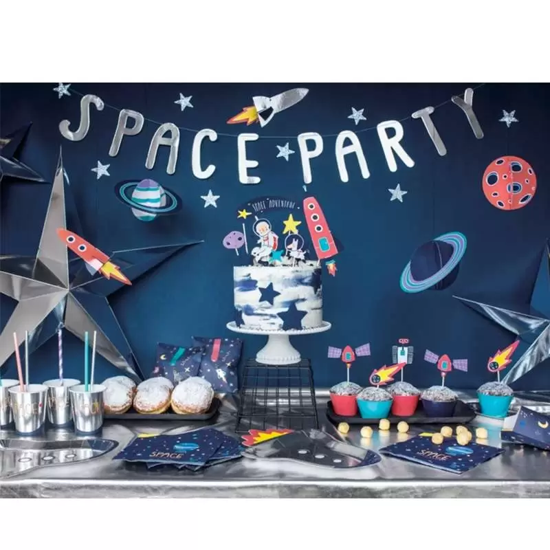 Kit n.65 space party - coordinato tavola per festa galattica